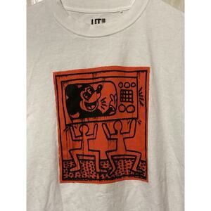 Mickey Mouse x Keith Haring T Shirt Sz Small Limited by Zara